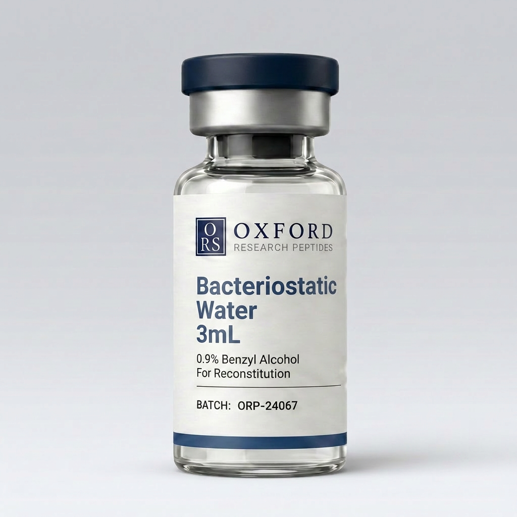 Oxford Research Peptides Bacteriostatic Water 3mL vial