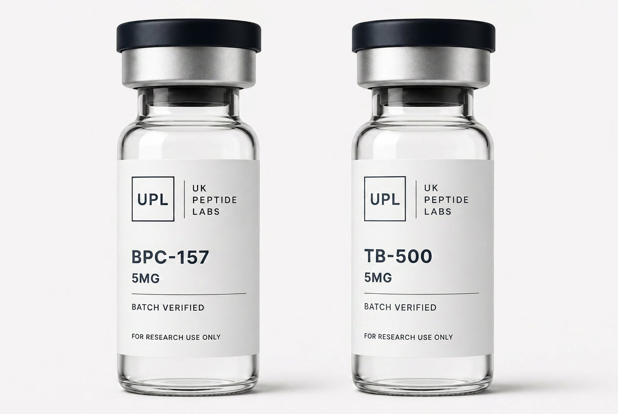 UKPeptideLabs BPC-157 / TB-500 Mix research vial